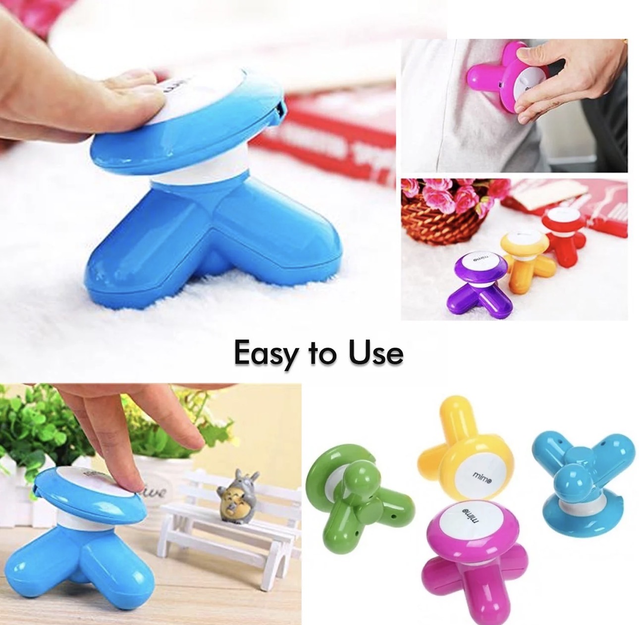Rechargeable Octopus Head & Neck Massager